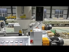 Linha ondulada máquina plástica da extrusão da tubulação da espiral do carbono do PE da extrusora da tubulação