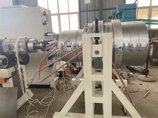 Linha 500mm da extrusão da tubulação do HDPE da água de esgoto para o tubo de fonte plástico da água do PE