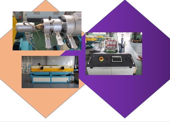 Máquina ondulada da tubulação do único plástico do HDPE 550mm da parede