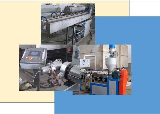 A descarga PP da sução conduz a máquina da fabricação da tubulação 5r/Min
