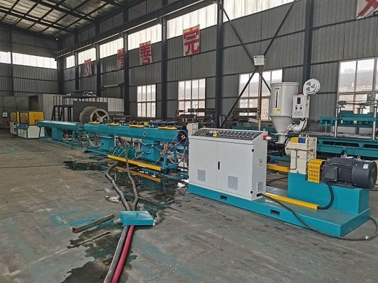 Linha de produção plástica 16-63mm automático da extrusão da tubulação do PVC da drenagem da fonte de água