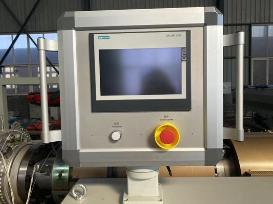 Linha sistema da extrusão da tubulação do PVC do gás da canalização do PLC do material do PVC CPVC UPVC