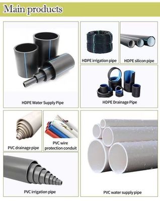 Extrusora elétrica da tubulação da canalização da água plástica do dreno do PVC totalmente automático