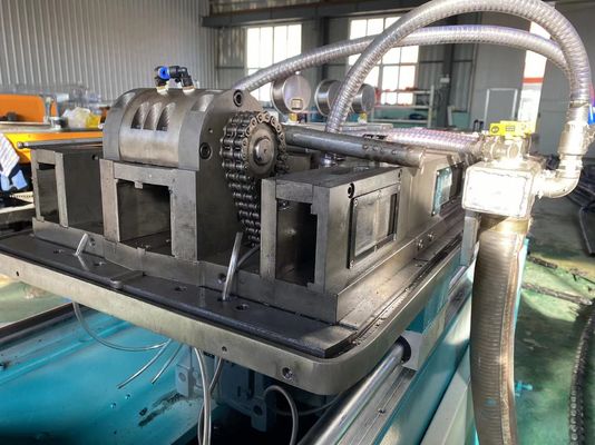 Linha de produção telescópica plástica corrugada única parede do tubo da máquina da tubulação do PVC do PE