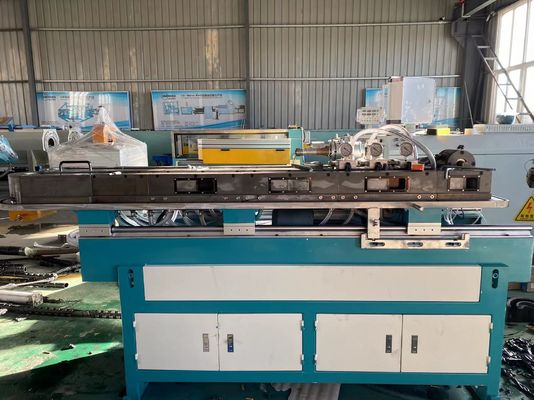 Linha de produção telescópica plástica corrugada única parede do tubo da máquina da tubulação do PVC do PE