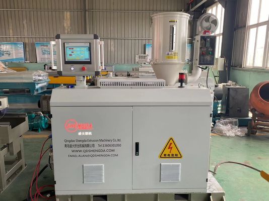Linha ondulada controle da extrusão da produção da tubulação única/parede dobro do PLC