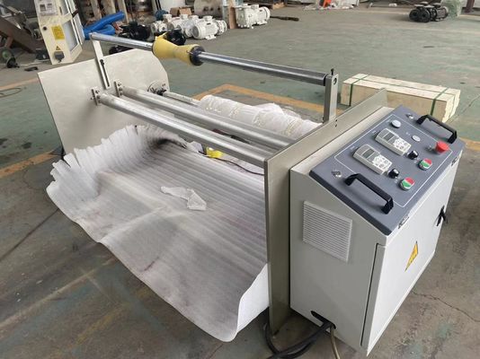 Corrugado conduza a máquina de revestimento 1-4m/min da tela não tecida