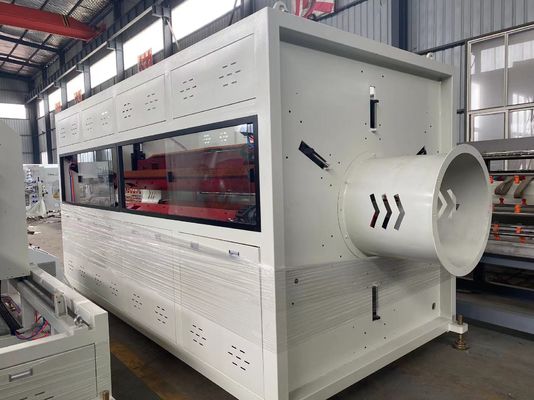 160-500mm 3 do PE do plástico camadas do tubo da água que faz a linha da extrusão da tubulação do HDPE da máquina