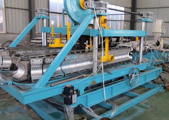 Máquina ondulada da tubulação da parede dobro do HDPE