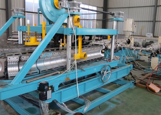 O HDPE 800mm corrugou a linha do   da extrusão da tubulação do  