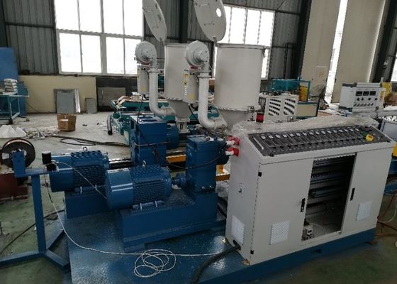 linha ondulada da extrusão da tubulação da única parede de 100kgh 63mm