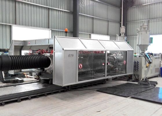 linha ondulada da extrusão da tubulação da parede dobro de 800mm