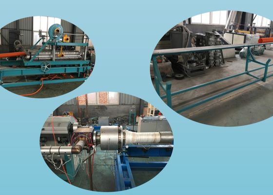 Linha ondulada da extrusão da tubulação da parede dobro do PE 16mm