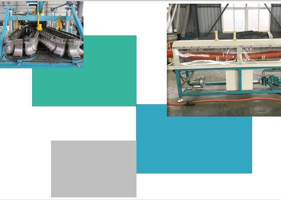 Máquina flexível vertical da tubulação da tubulação de dreno 40kg/H da vibração 159mm