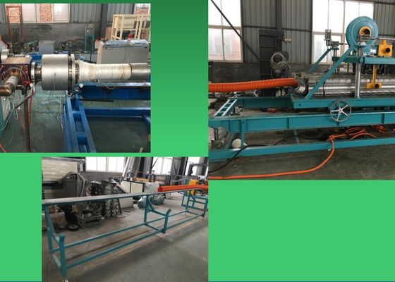máquina reforçada flexível da mangueira do fio de aço da máquina da tubulação do PE 50-100kg/H