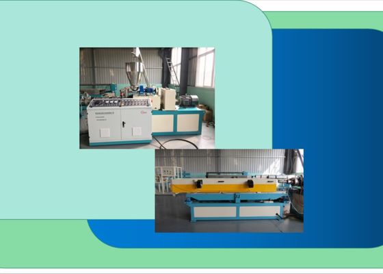 linha de produção da extrusão da tubulação dobro de 75mm PP