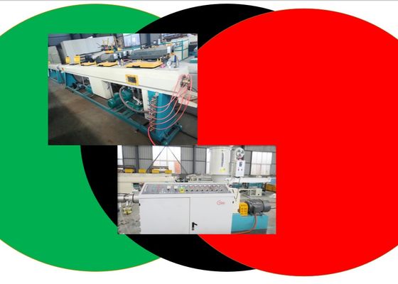 Linha gêmea da extrusão da tubulação do plástico do parafuso 750mm do HDPE