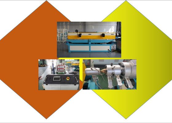 Máquina ondulada da tubulação do único plástico do HDPE 550mm da parede