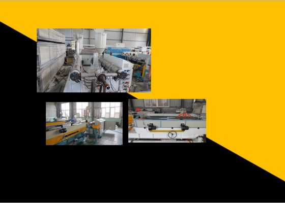 linha de produção ondulada da extrusão da mangueira 180kg/H de 32m