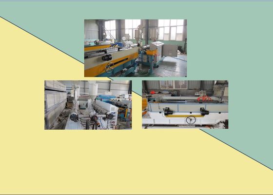 extrusão ondulada da tubulação do HDPE de 50mm que faz a linha da máquina