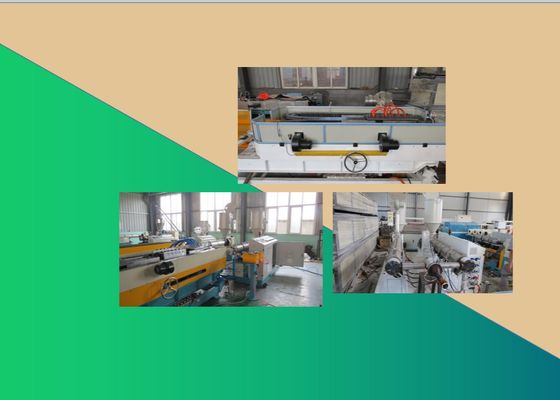 Máquina ondulada da tubulação da única parede do HDPE