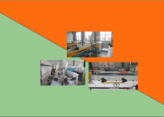 linha ondulada da extrusão da tubulação da única parede de 250kg/H 690mm