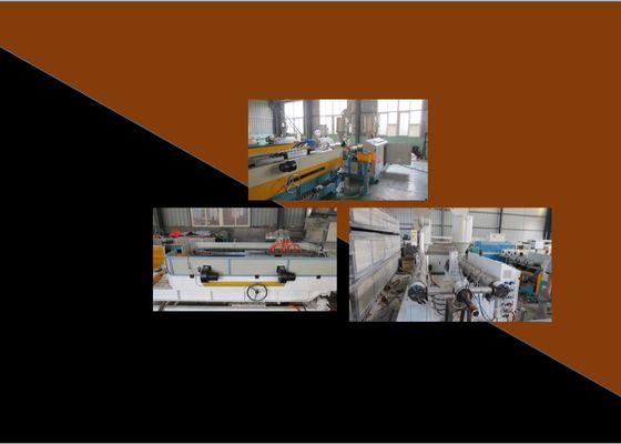 linha ondulada da extrusão da tubulação da única parede de 250kg/H 690mm