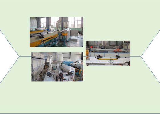 linha linha da extrusão da tubulação do HDPE de 17mm da extrusão de cabo do PVC