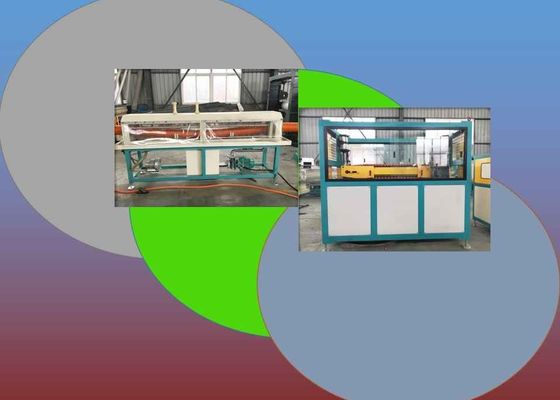 Máquina ondulada da tubulação da parede do dobro do PVC do PE do inversor de ABB