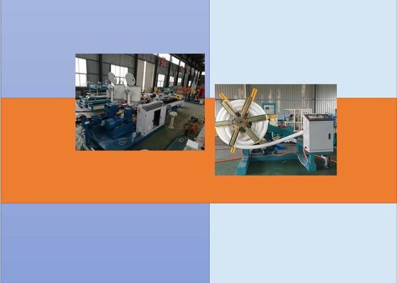Máquina ondulada da tubulação da parede do dobro do PVC do PE do inversor de ABB