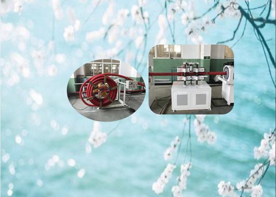 Linha de produção plástica dobro da tubulação 50kg/H do parafuso 160mm