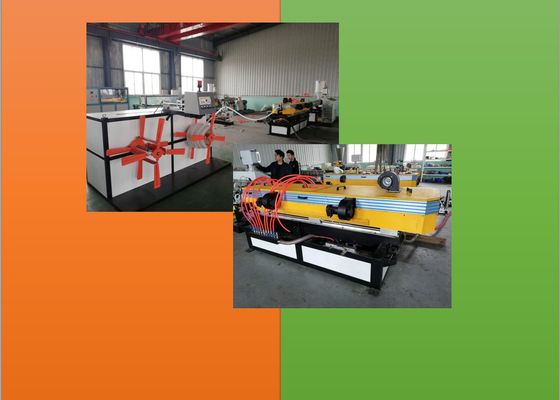 linha de produção plástica dobro da tubulação dos PP PPR do parafuso de 160mm
