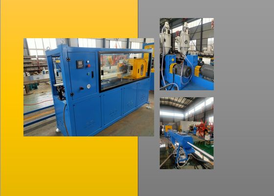 máquina flexível termoplástico da tubulação do PVC do PE dos PP do parafuso de 50mm