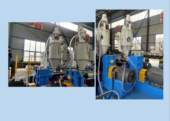 Linha plástica solar da extrusão da tubulação do HDPE do PLC PPR da energia