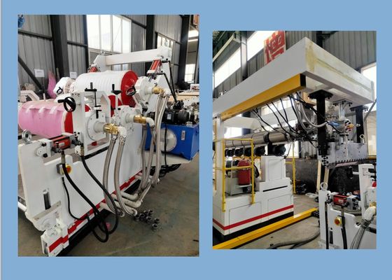 linha plástica extrusora da extrusão da folha de 1000mm de folha dos PP picosegundo do parafuso de 500kg/H única