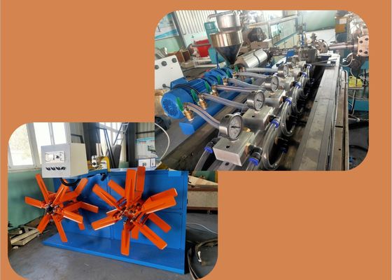 máquina da fabricação de cabos do fio da extrusora da bainha do PVC 40m/Min