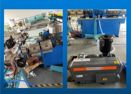 Única máquina da extrusão do revestimento do cabo do parafuso 270kg/H