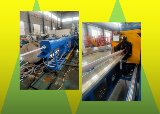 3 camadas da linha reforçada 160mm 18m/Min da extrusão da tubulação do HDPE