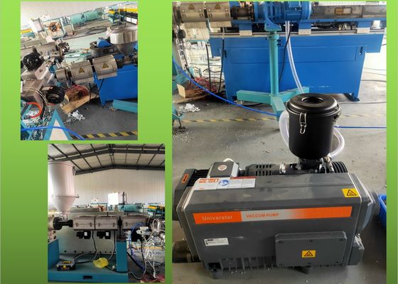 a parede do dobro do PVC 2-3.5m/Min corrugou a linha de produção da tubulação 250-300 Kg/H