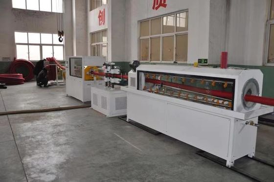 Linha ondulada diâmetro da extrusão da tubulação da única parede do HDPE de 20mm/máquina da fatura