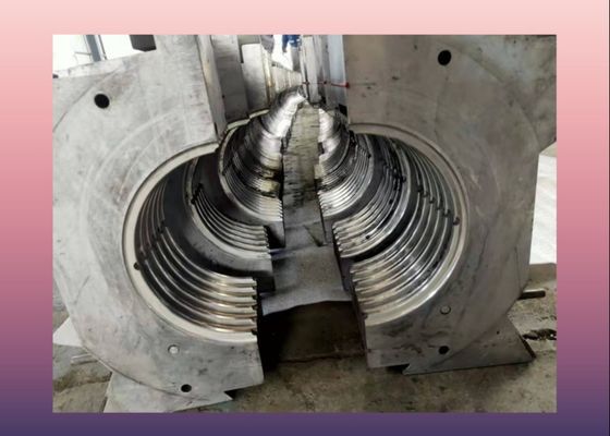 Máquina ondulada 500mm da extrusão do tubo de drenagem da água de esgoto