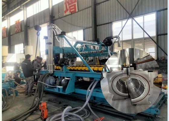 extrusora ondulada da tubulação da parede do dobro do PE do PVC de 200mm