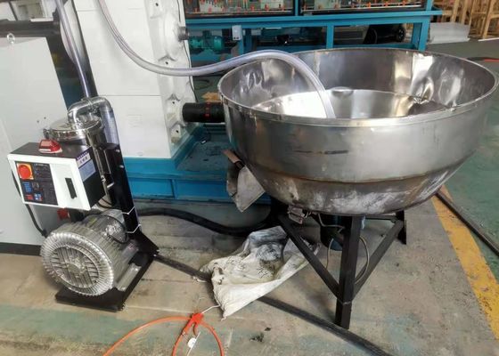 PE que plastifica linha ondulada da extrusão da tubulação para a fonte de água