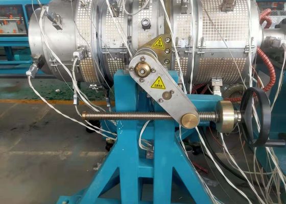 Linha ondulada 10m/Min da extrusão da tubulação do PE dobro do parafuso PPR