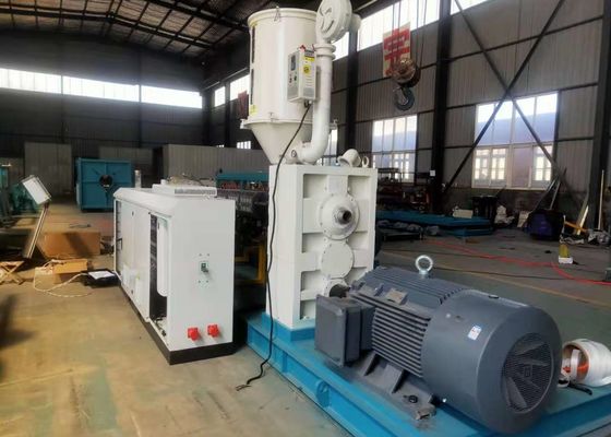 Máquina plástica 40r/Min da extrusora da tubulação da canalização ondulada do fio