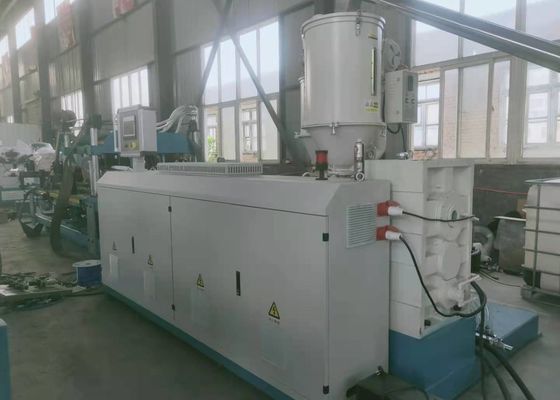 A parede do dobro do HDPE corrugou a linha Intermeshing completo da extrusão da tubulação 6,5 m/min