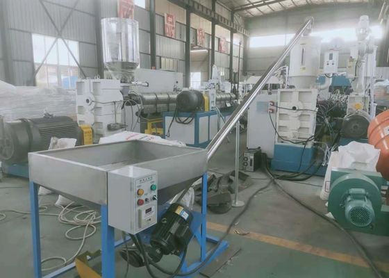 Linha ondulada 37kw da extrusão da tubulação do HDPE plástico de PPR com conversor de ABB
