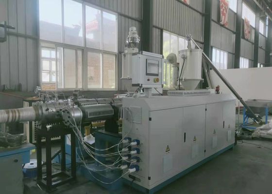 Máquina ondulada 10 m/min da extrusão da tubulação parede plástica do PE do HDPE da única