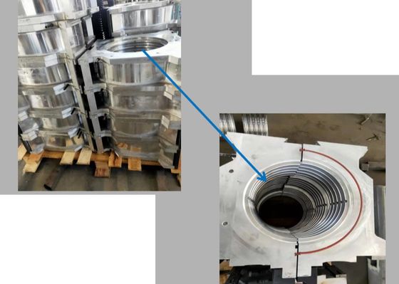 A parede do dobro do HDPE corrugada conduz a linha de produção ID200mm ID600 milímetro