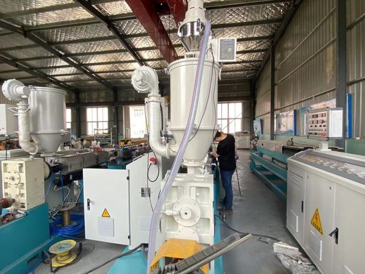 Tubo ondulado da mangueira da máquina da extrusão da tubulação da única parede automática de alta velocidade